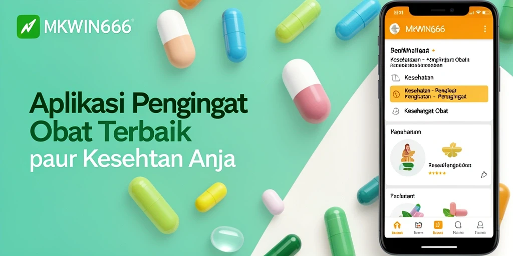 Antarmuka pengingat obat MKWIN666 yang sederhana dan efektif.
