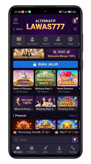 Tampilan link alternatif lawas777