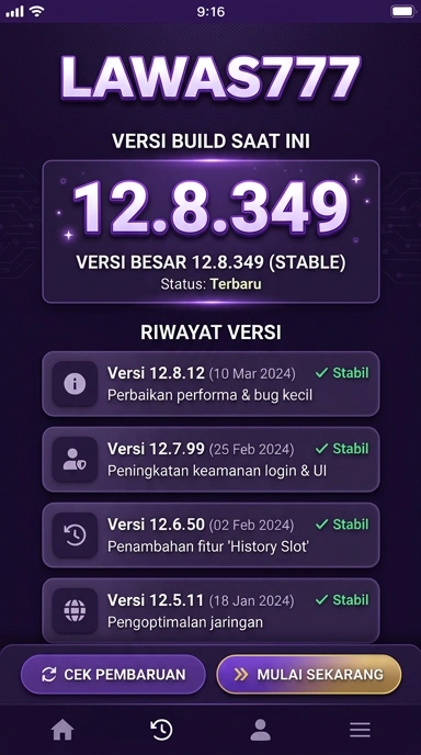 Tampilan riwayat versi lawas777